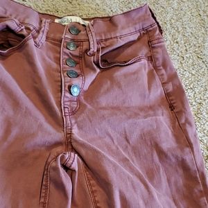 Red high rise mudd jeggings